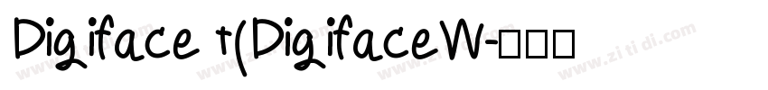 Digiface t(DigifaceW字体转换